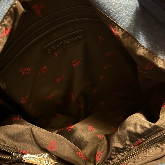 Betsey Johnson Denim Skull Bag with Pouch - Picture 11 of 11